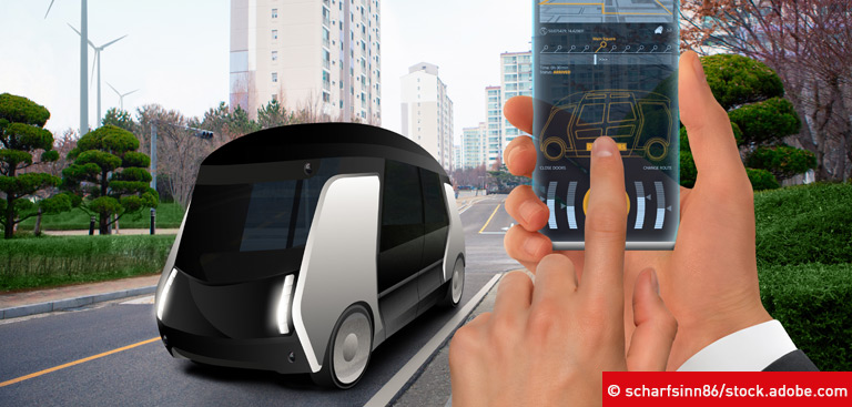 Autonomes Fahrzeug in der Innenstadt: Wie sieht die Mobilität der Zukunft aus?
