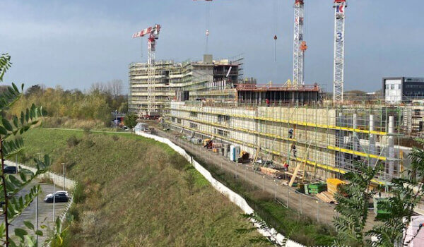 Materna Neubau Baustelle Oktober 2022